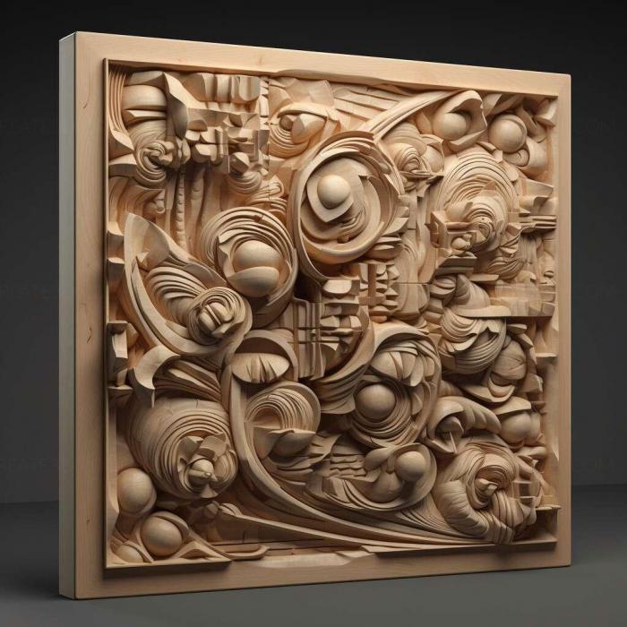 نموذج ثلاثي الأبعاد لآلة CNC 3D Art 